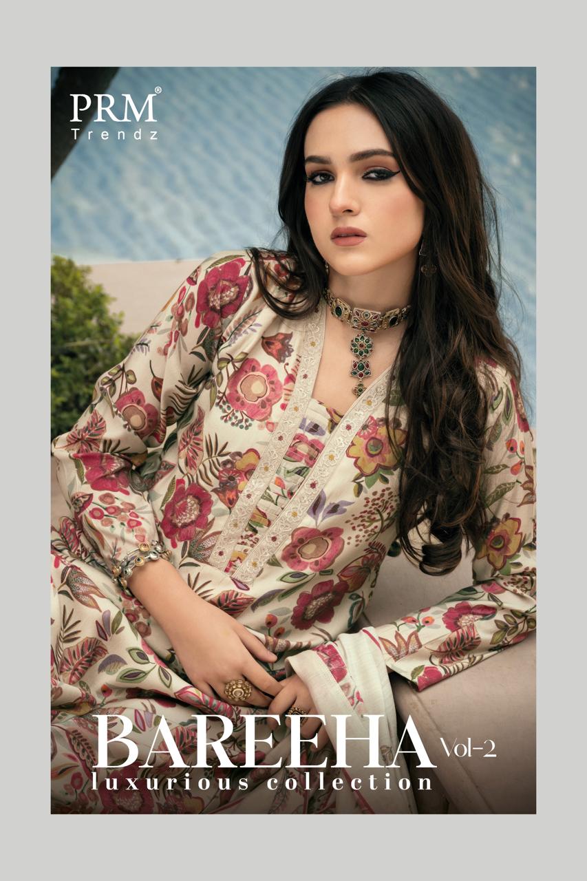 pem trendz Pure Lown cotton  Digital print With Fancy work salwar kameez