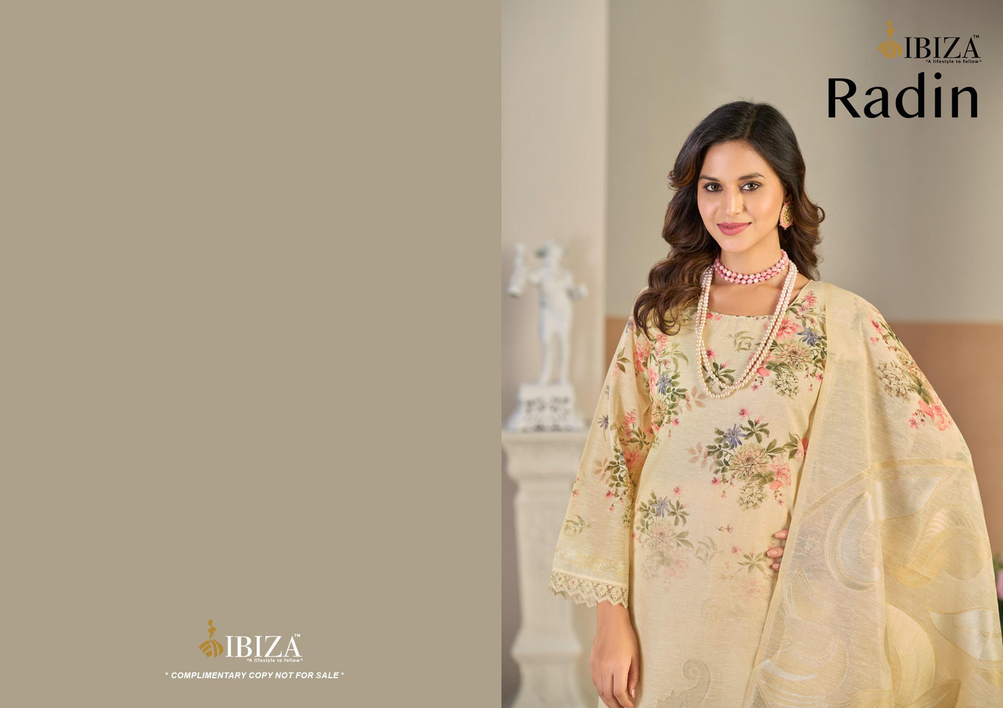 PURE LILEN  JAQUARD DIGITAL PRINT WITH   LESS  SALWAR KAMEEZ