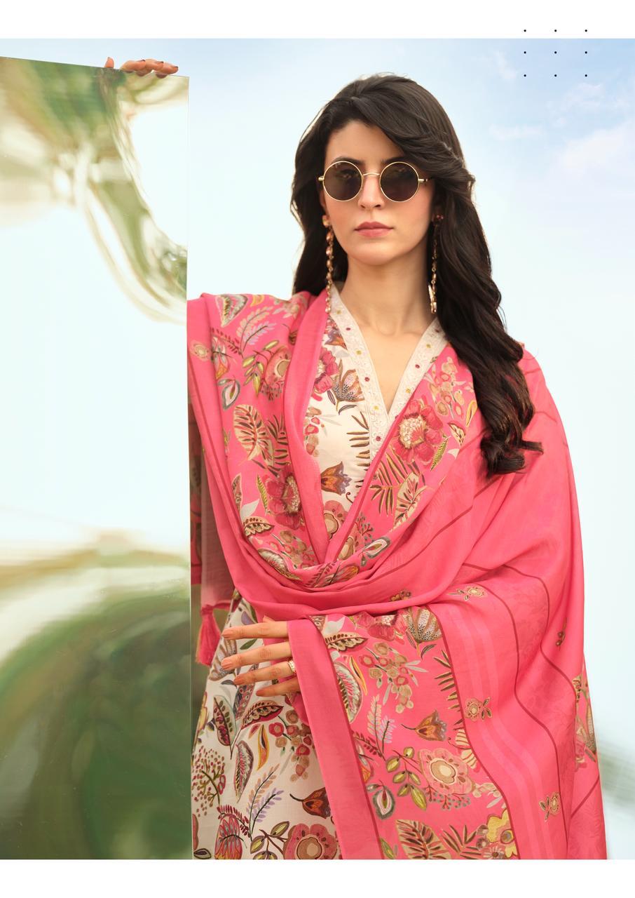 PURE JAAM COTTON DIGITAL PRINT WITH FANCY WORK SALWAR KAMEEZ