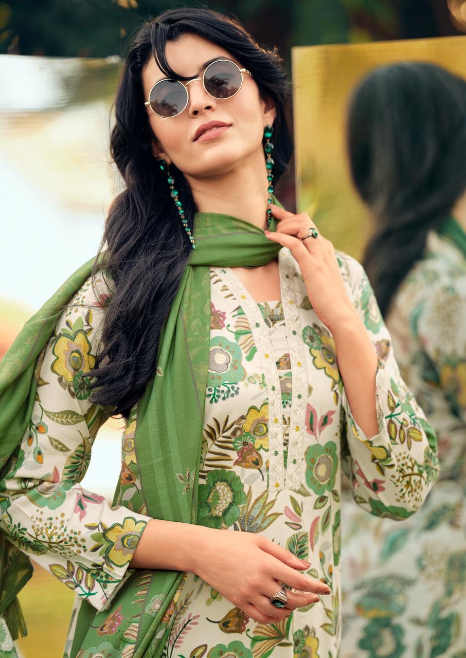 PURE JAAM COTTON DIGITAL PRINT WITH FANCY WORK SALWAR KAMEEZ