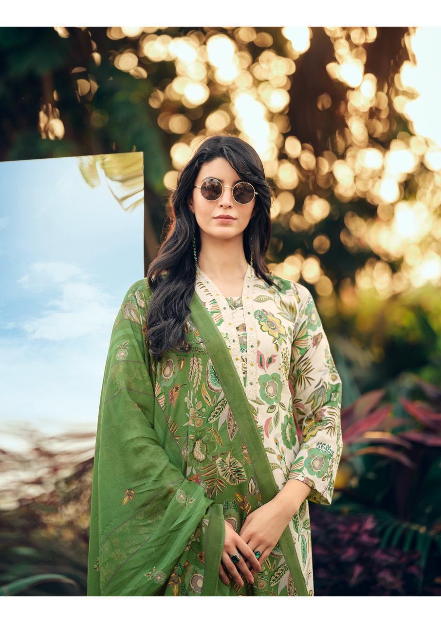 PURE JAAM COTTON DIGITAL PRINT WITH FANCY WORK SALWAR KAMEEZ