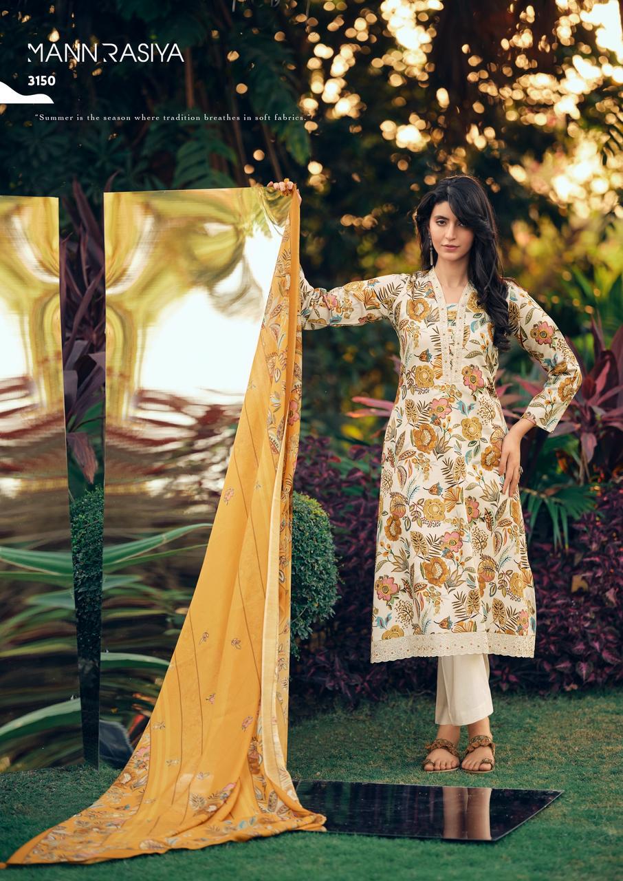 PURE JAAM COTTON DIGITAL PRINT WITH FANCY WORK SALWAR KAMEEZ