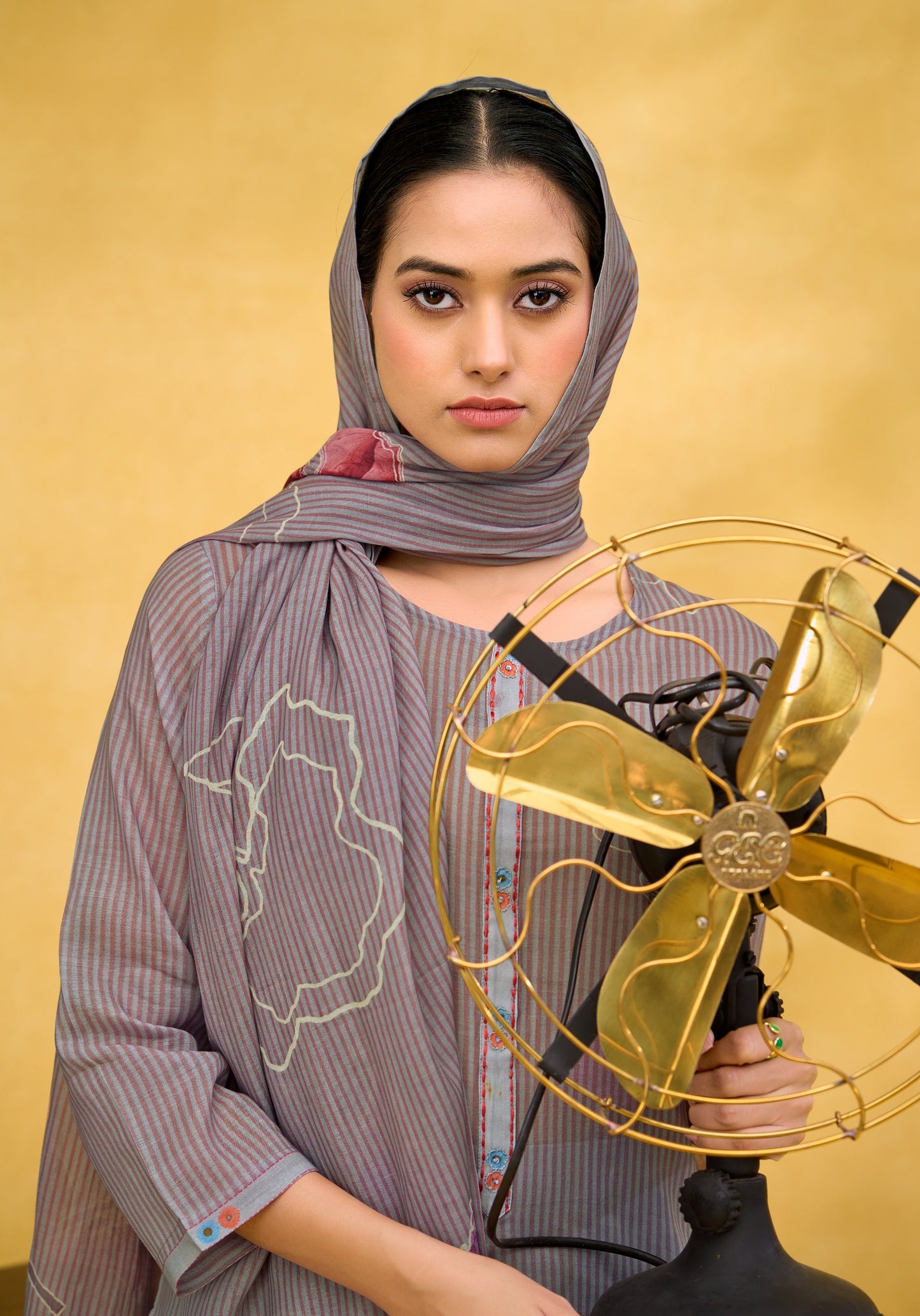 PURE MAL CHANDERI DIGITAL PRINT WITH HAND WORK AND EMBROIDERY IN DAMAN NECK PATTI SALWAR KAMEEZ
