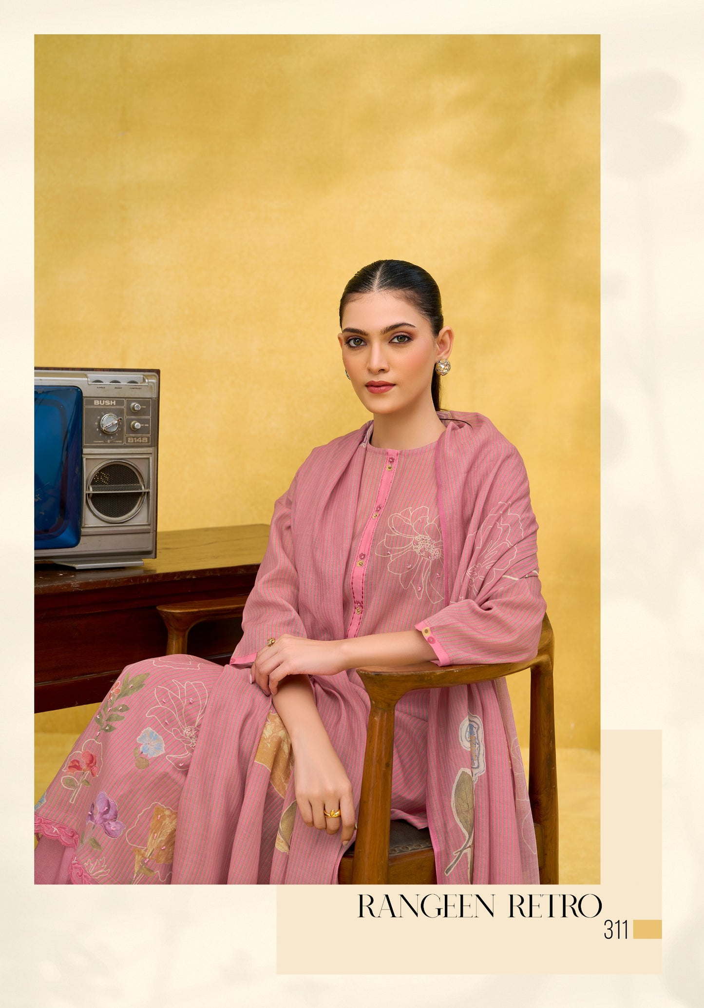 PURE MAL CHANDERI DIGITAL PRINT WITH HAND WORK AND EMBROIDERY IN DAMAN NECK PATTI SALWAR KAMEEZ