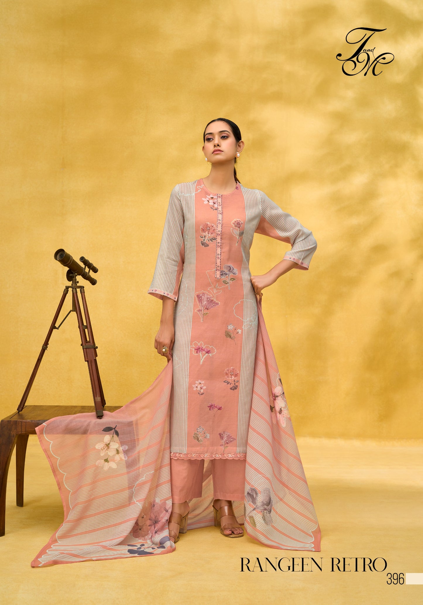 PURE MAL CHANDERI DIGITAL PRINT WITH HAND WORK AND EMBROIDERY IN DAMAN NECK PATTI SALWAR KAMEEZ