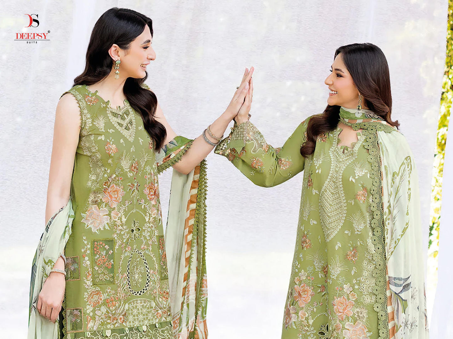 RAMSHA luxury law DEEPSY SUITS FOR CHIFFON DUPPATA