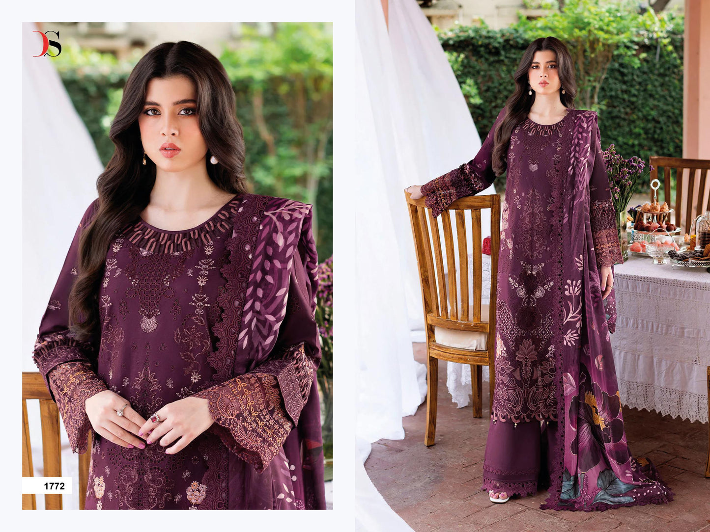 RAMSHA luxury law DEEPSY SUITS FOR CHIFFON DUPPATA