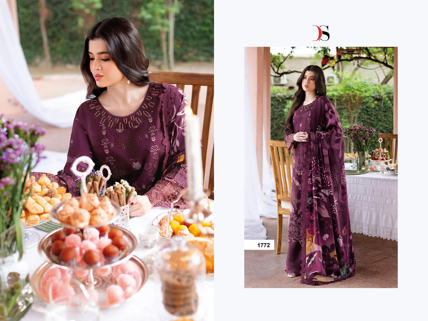 RAMSHA luxury law DEEPSY SUITS FOR CHIFFON DUPPATA