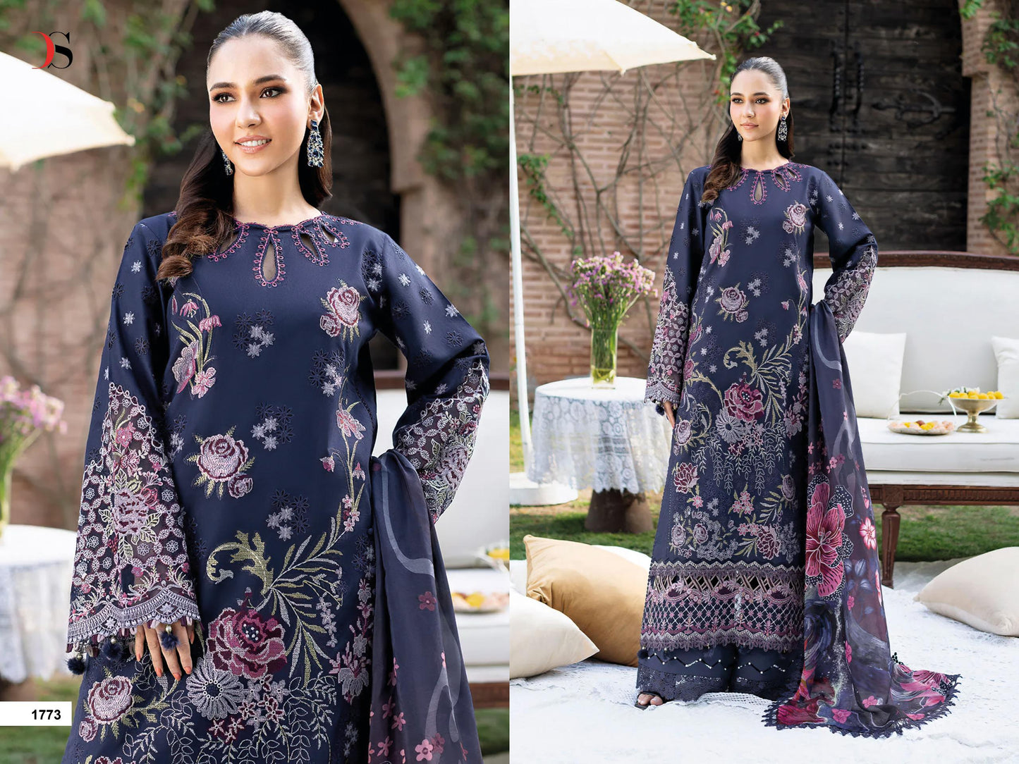 RAMSHA luxury law DEEPSY SUITS FOR CHIFFON DUPPATA