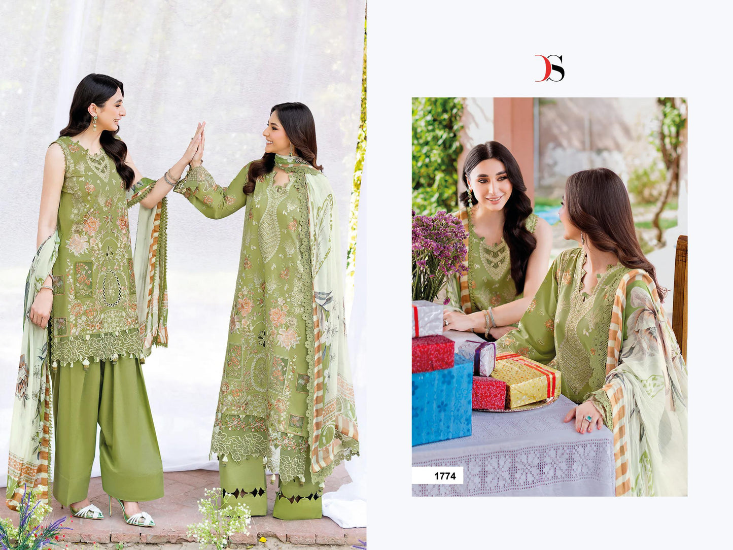 RAMSHA luxury law DEEPSY SUITS FOR CHIFFON DUPPATA