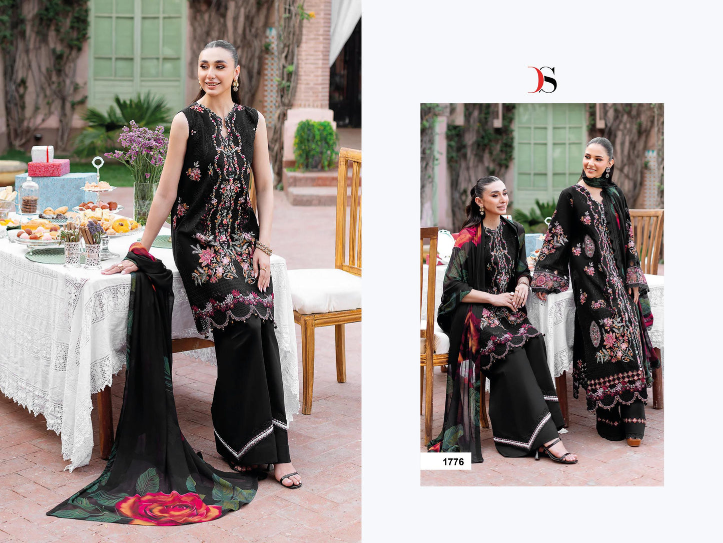 RAMSHA luxury law DEEPSY SUITS FOR CHIFFON DUPPATA