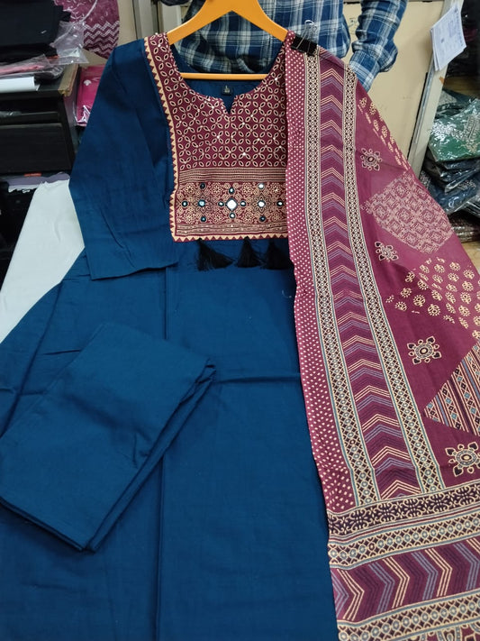 Pure Cotton 60-60  KURTI