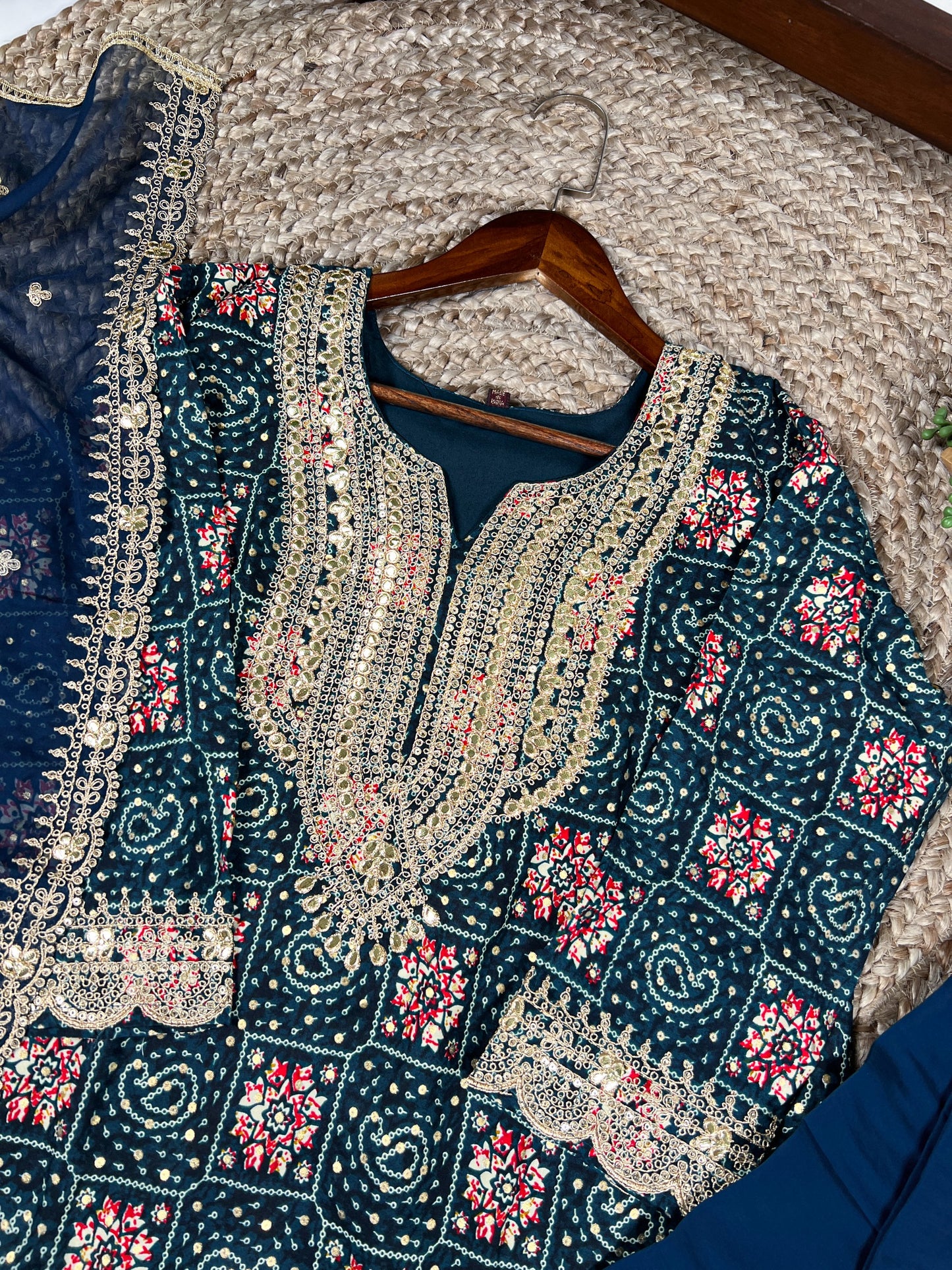 Teal & threads that tell a story 🧿