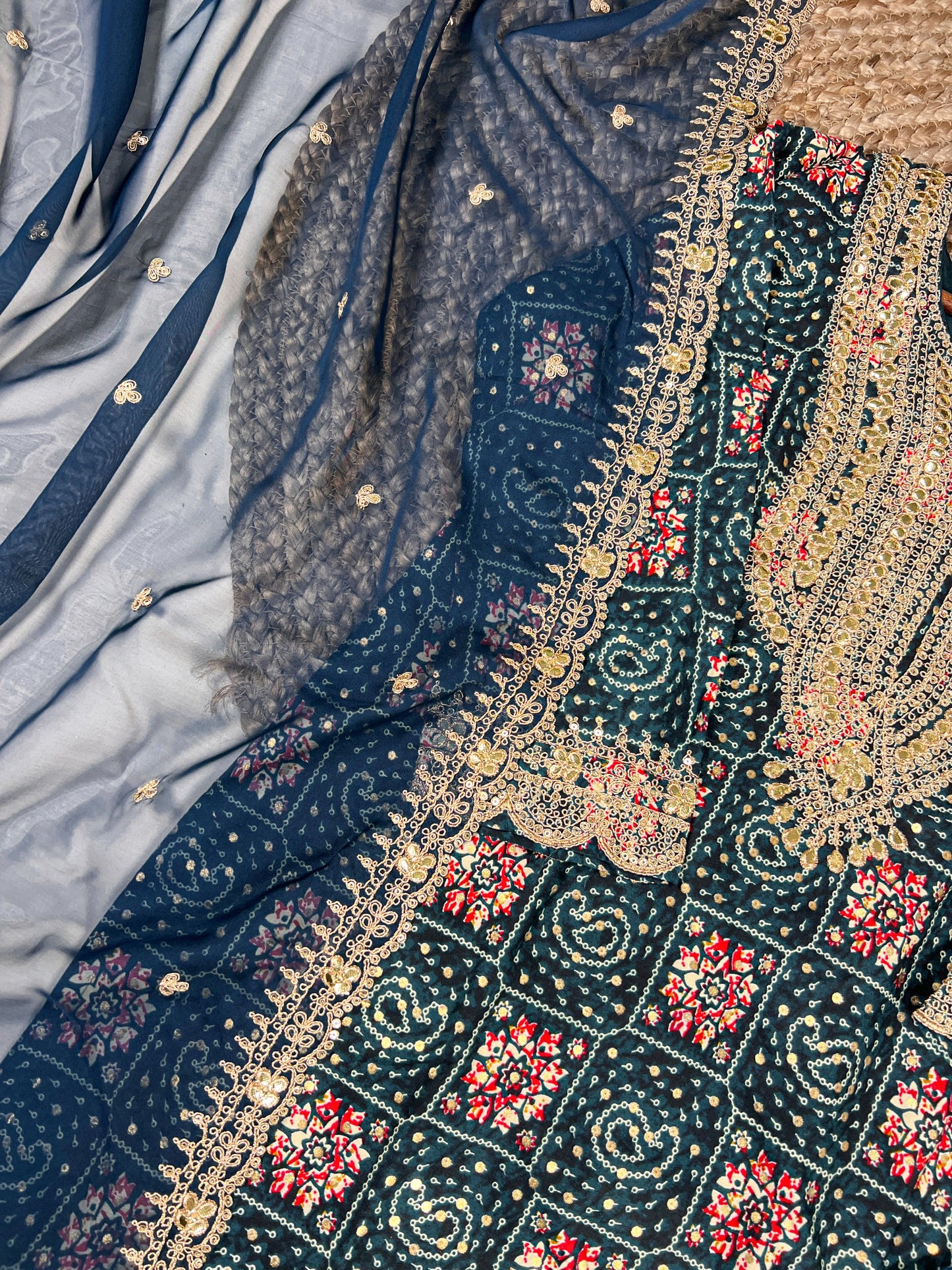 Teal & threads that tell a story 🧿