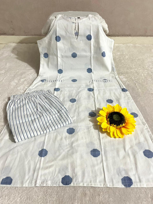 PREMIUM COTTON Kurti With Straight fit Pant