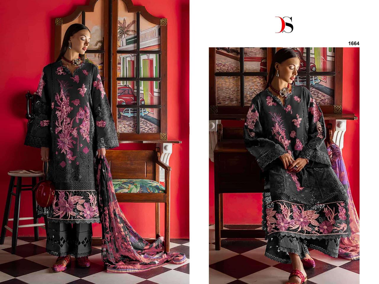 COTTON WITH CHIKANKARI EMBROIDERED SALWAR KAMEEZ