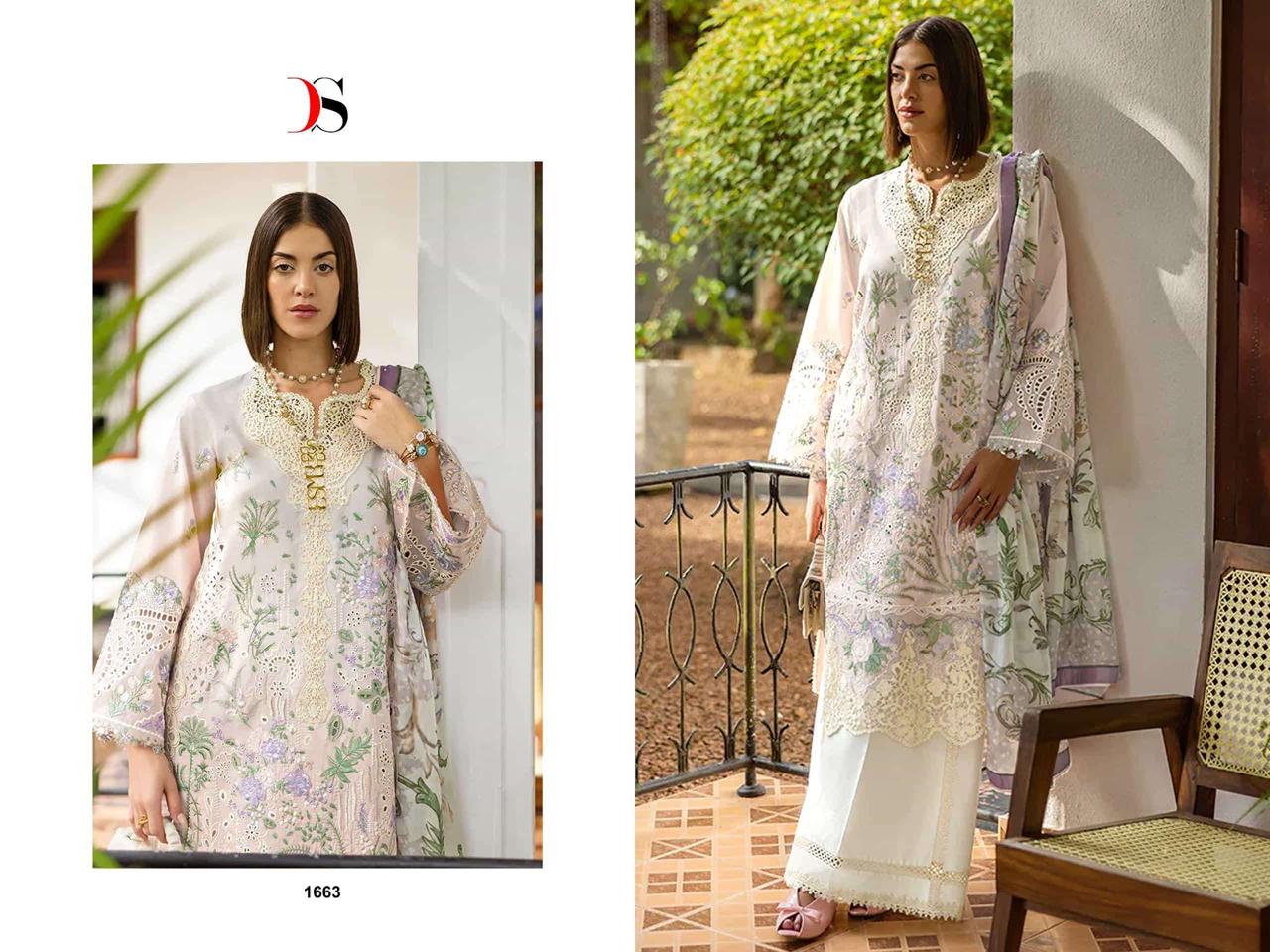 COTTON WITH CHIKANKARI EMBROIDERED SALWAR KAMEEZ