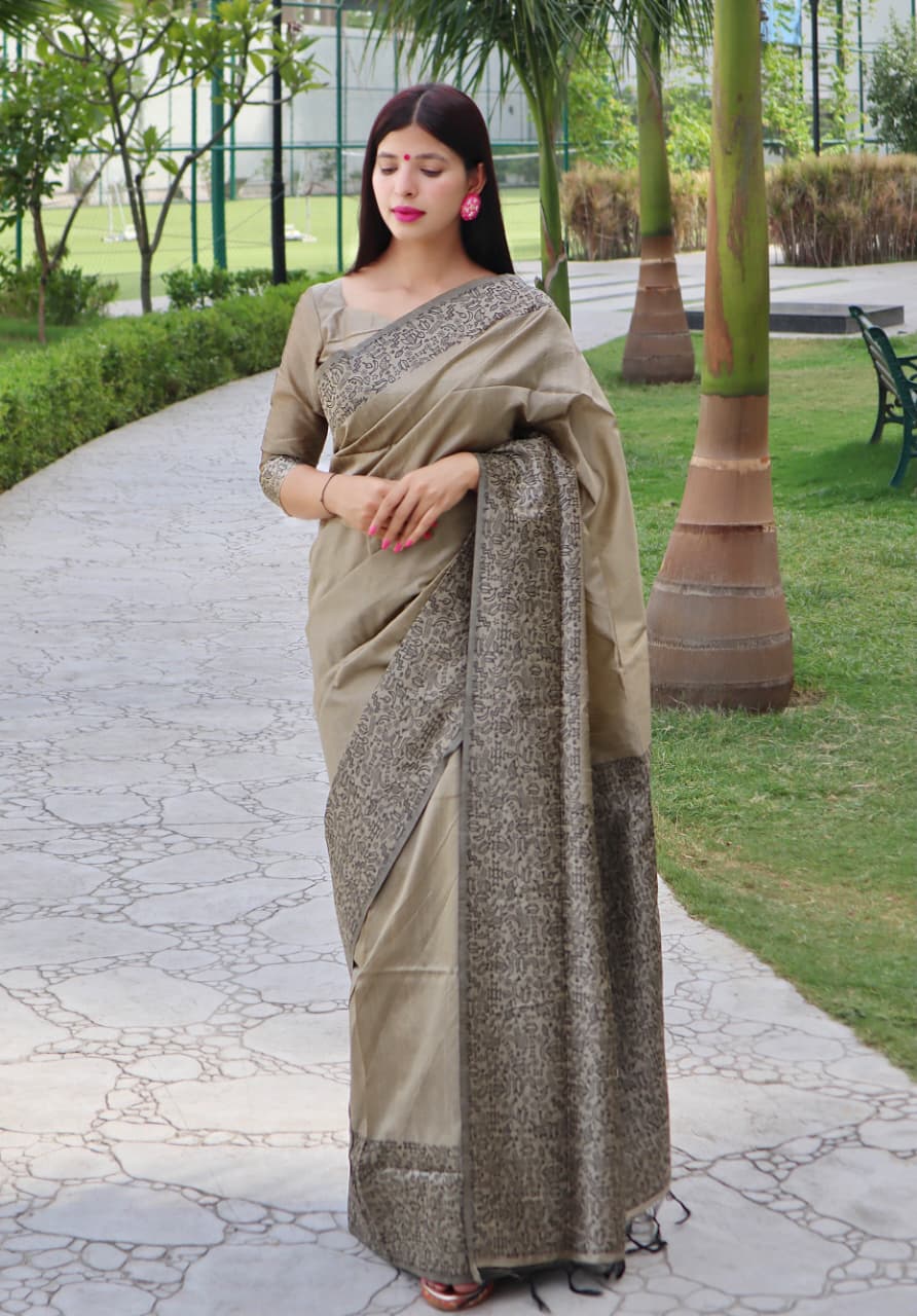 WE ARE COME AGAIN WITH NEW DEMANDING KALAMKARI WEAVING SAREE JUST FOR YOU