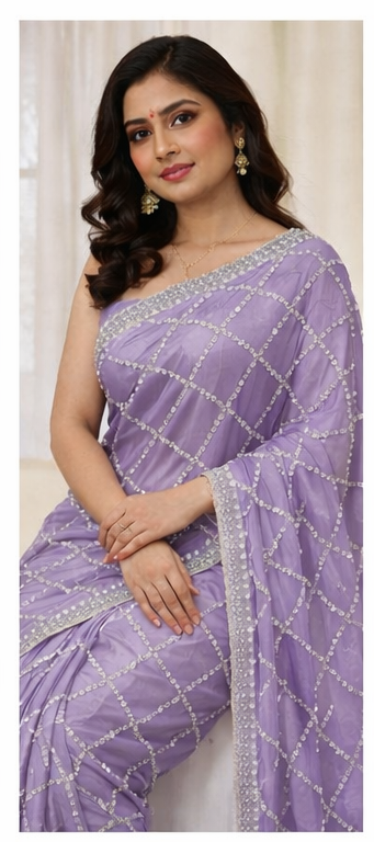 Full Heavy Real Beads Saree